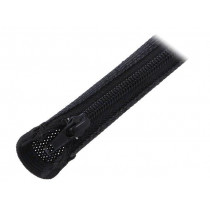 KAB0046; Conduit; Mat: polyester; black; 50÷150°C; L: 1m; Features: multi use; LOGILINK