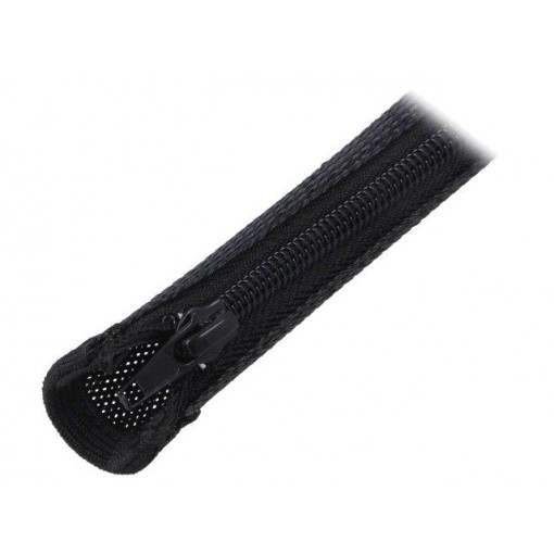 KAB0046; Conduit; Mat: polyester; black; 50÷150°C; L: 1m; Features: multi use; LOGILINK