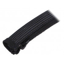 KAB0047; Conduit; Mat: polyester; black; 50÷150°C; L: 2m; Features: multi use; LOGILINK