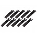 KAB0056; Velcro tie; L: 150mm; W: 20mm; polyamide; black; UL94V-2; Pcs: 10; LOGILINK