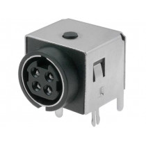 DS1093-05-BN40S; Socket; DC supply; R7B; female; PIN: 4; shielded; THT; 30VDC; CONNFLY DS1093-05-BN40S; Socket; DC supply; R7B; female; PIN: 4; shielded; THT; 30VDC; CONNFLY