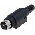 PC-MDP-401-3P; Plug; DC supply; male; PIN: 3; soldering; 6.5mm; NINIGI
