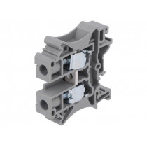 PC10-01P-11-105AH; Splice terminal: rail; 0.2÷10mm2; ways: 1; terminals: 2; grey; 800V; DEGSON ELECTRONICS