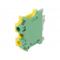 PC10-PE-01P-1Y-00AH; Splice terminal: rail; 0.2÷10mm2; ways: 1; terminals: 2; Ht: 46mm; DEGSON ELECTRONICS PC10-PE-01P-1Y-00AH; Splice terminal: rail; 0.2÷10mm2; ways: 1; terminals: 2; Ht: 46mm; DEGSON ELECTRONICS