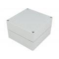 PC 121208; Enclosure: multipurpose; X: 120mm; Y: 122mm; Z: 75mm; EURONORD; grey; FIBOX
