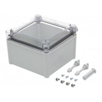 PC 1919 13 T-2FSH; Enclosure: multipurpose; X: 188mm; Y: 188mm; Z: 130mm; with hinges; FIBOX