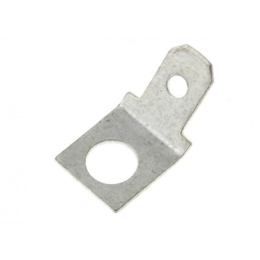 PC1V18704; Terminal: flat; 4.8mm; 0.5mm; male; M4; screw; brass; tinned; FIX&FASTEN
