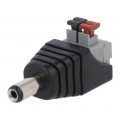 PC2.1-M-STB; Transition: adapter; 5,5/2,1mm; 5.5mm; 2.1mm; spring clamp; 