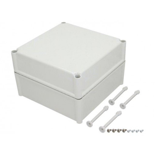 PC 2828 18 G; Enclosure: multipurpose; X: 278mm; Y: 278mm; Z: 180mm; SOLID; grey; FIBOX