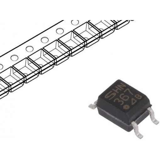 PC367N2J000F; Optocoupler; SMD; Channels: 1; Out: transistor; Uinsul: 3.75kV; SHARP PC367N2J000F; Optocoupler; SMD; Channels: 1; Out: transistor; Uinsul: 3.75kV; SHARP