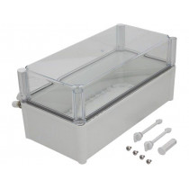 PC 3819 18 T-2FSH; Enclosure: multipurpose; X: 188mm; Y: 378mm; Z: 180mm; with hinges; FIBOX