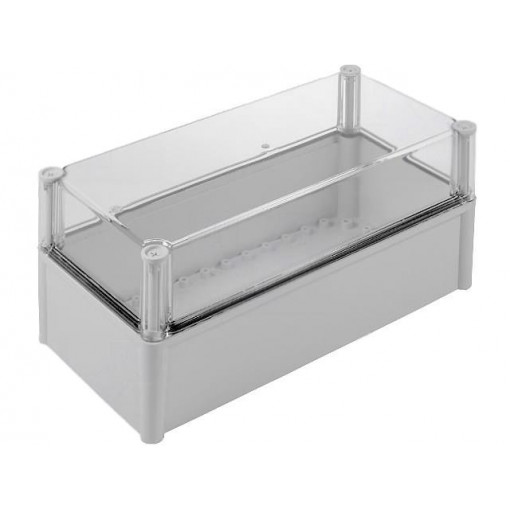 PC 3819 18 T; Enclosure: multipurpose; X: 188mm; Y: 378mm; Z: 180mm; SOLID; grey; FIBOX