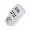 PC3C; Programmable time switch; Range: 7days; 230VAC; OUT 1: 250VAC/16A; ZEXT
