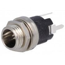 PC722A; Socket; DC supply; male; 5,5/2,1mm; 5.5mm; 2.1mm; THT; 5A; SWITCHCRAFT
