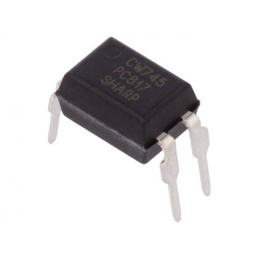 PC817X3CSZ9F; Optocoupler; THT; Channels: 1; Out: transistor; Uinsul: 5kV; Uce: 80V; SHARP