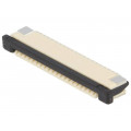 PCA-2K-20-HL-3; Connector: FFC (FPC); horizontal; PIN: 20; ZIF,bottom contacts; ADAM TECH PCA-2K-20-HL-3; Connector: FFC (FPC); horizontal; PIN: 20; ZIF,bottom contacts; ADAM TECH
