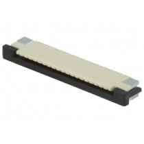 PCA-2K-20-HU-3; Connector: FFC (FPC); horizontal; PIN: 20; ZIF,top contacts; SMT; ADAM TECH