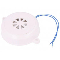 ; Sound transducer: piezo alarm; 3.5kHz; Sound level: 110dB; 90nF; MPM