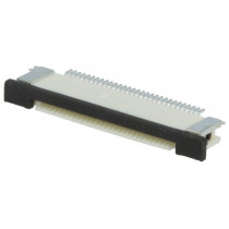 PCA-6-LA-30-HU-3; Connector: FFC (FPC); horizontal; PIN: 30; ZIF,top contacts; SMT; ADAM TECH