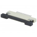 PCA-6B-12-HU-3-T/R; Connector: FFC (FPC); horizontal; PIN: 12; ZIF,top contacts; SMT; ADAM TECH