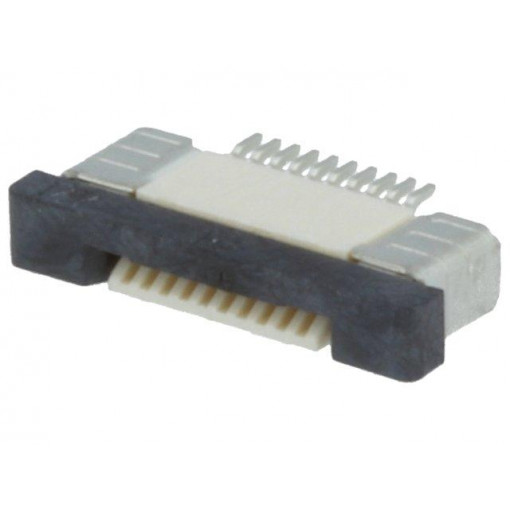PCA-6L-10-HU-3-T/R; Connector: FFC (FPC); horizontal; PIN: 10; ZIF,top contacts; SMT; ADAM TECH