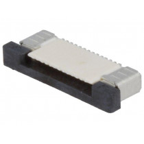 PCA-6K-14-HU-3; Connector: FFC (FPC); horizontal; PIN: 14; ZIF,top contacts; SMT; ADAM TECH