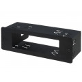 ; Mounting half frame for CB radio; Alan,LEMM,Onwa,TTI; 124x39mm; 4CARMEDIA