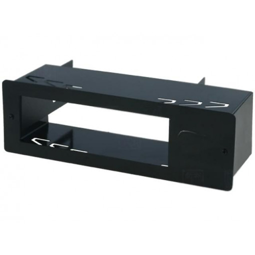 ; Mounting half frame for CB radio; Alan,LEMM,Onwa,TTI; 124x39mm; 4CARMEDIA