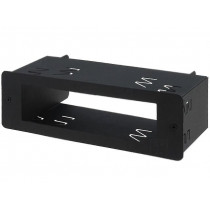 ; Mounting half frame for CB radio; with center hole; 141x37mm; 4CARMEDIA