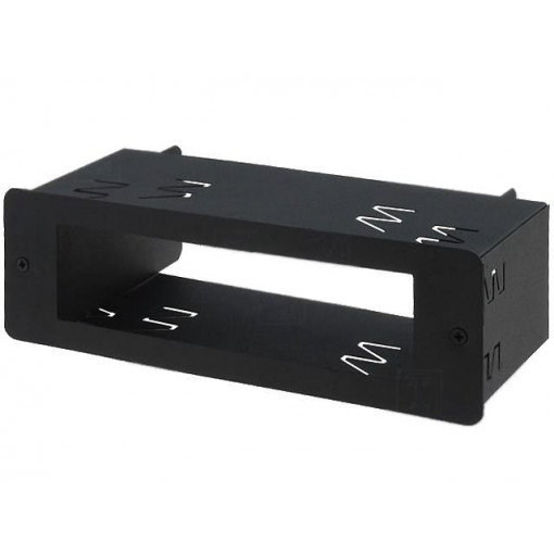 ; Mounting half frame for CB radio; with center hole; 141x37mm; 4CARMEDIA