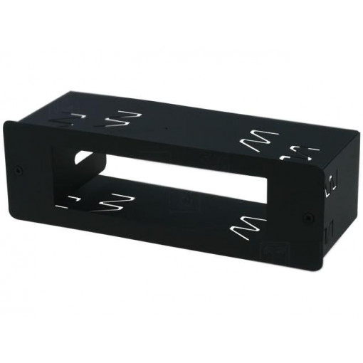 ; Mounting half frame for CB radio; M-tech; with center hole; 4CARMEDIA