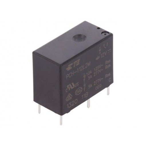 1461352-5; Relay: electromagnetic; SPST-NO; Ucoil: 12VDC; 5A/277VAC; 5A/30VDC; TE Connectivity