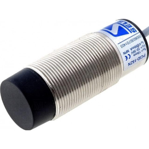 PCID-15ZN; Sensor: inductive; Output conf: NPN / NO; 0÷15mm; 10÷30VDC; M30; SELS PCID-15ZN; Sensor: inductive; Output conf: NPN / NO; 0÷15mm; 10÷30VDC; M30; SELS