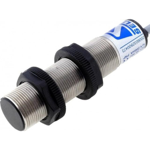 PCID-5RP; Sensor: inductive; Output conf: PNP / NC; 0÷5mm; 10÷30VDC; M18; SELS