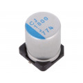 PCJ0J182MCL1GS; Capacitor: polymer; 1800uF; 6.3VDC; ESR: 11mΩ; PCJ; SMD; ±20%; 2000h; NICHICON
