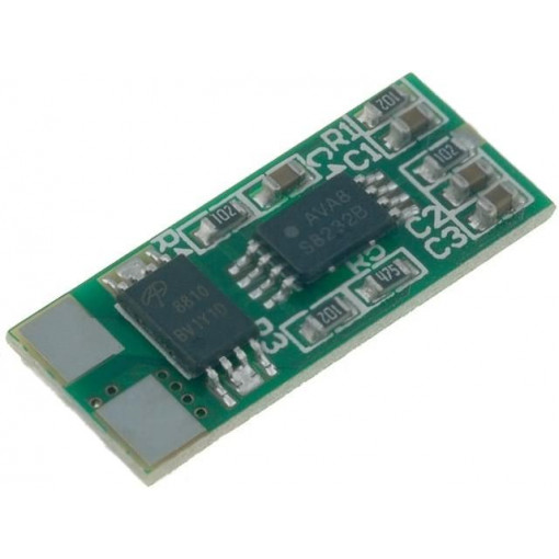 ; PCB protection; Li-Ion; 19.1x8x2mm; 3A; 7.4VDC; ; PCB protection; Li-Ion; 19.1x8x2mm; 3A; 7.4VDC;
