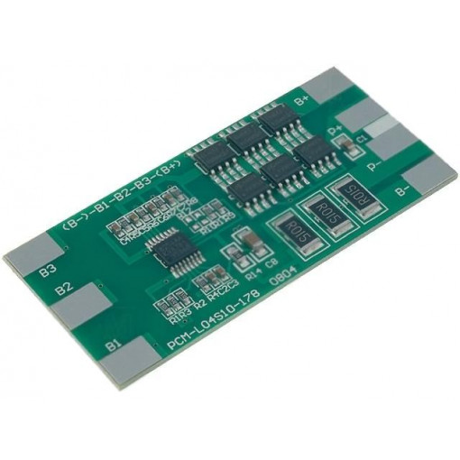 ; PCB protection; Li-Ion; 60x28x3.5mm; 10A; 14.8VDC; 