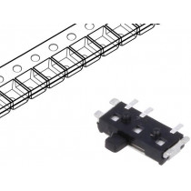 PCM12SMTR; Switch: slide; Pos: 2; SPDT; 0.3A/6VDC; ON-ON; Mounting: SMT; C&K