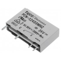 3-1461491-6; Relay: electromagnetic; SPST-NO; Ucoil: 24VDC; 3A/240VAC; 3A/30VDC; TE Connectivity 3-1461491-6; Relay: electromagnetic; SPST-NO; Ucoil: 24VDC; 3A/240VAC; 3A/30VDC; TE Connectivity
