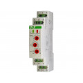 PCS-519DUO; Timer; 0,1s÷24days; DPDT; 250VAC/8A; Usup: 230VAC; 24VDC; DIN; PIN: 6; F&F