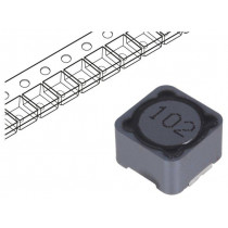 PCS127MT102; Inductor: wire; SMD; 1mH; 550mA; 1.82Ω; 12x12x8mm; ±20%; -40÷125°C; Viking