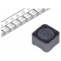 PCS127MT120; Inductor: wire; SMD; 12uH; 4.9A; 24mΩ; 12x12x8mm; ±20%; -40÷125°C; Viking