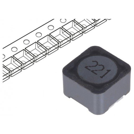 PCS127MT221; Inductor: wire; SMD; 220uH; 1.16A; 390mΩ; 12x12x8mm; ±20%; -40÷125°C; Viking