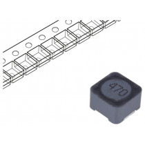 PCS127MT470; Inductor: wire; SMD; 47uH; 2.5A; 100mΩ; 12x12x8mm; ±20%; -40÷125°C; Viking
