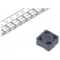 PCS74MT681; Inductor: wire; SMD; 680uH; 220mA; 4.63Ω; 7.3x7.3x4.5mm; ±20%; Viking