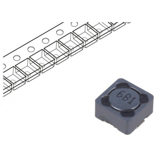 PCS74MT681; Inductor: wire; SMD; 680uH; 220mA; 4.63Ω; 7.3x7.3x4.5mm; ±20%; Viking