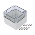 PCT 080807; Enclosure: multipurpose; X: 80mm; Y: 82mm; Z: 65mm; EURONORD; grey; FIBOX