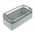 PCT 081607; Enclosure: multipurpose; X: 80mm; Y: 160mm; Z: 65mm; EURONORD; grey; FIBOX