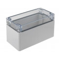 PCT 081610; Enclosure: multipurpose; X: 80mm; Y: 160mm; Z: 95mm; EURONORD; grey; FIBOX