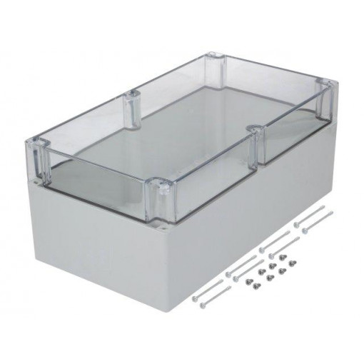 PCT 203615; Enclosure: multipurpose; X: 200mm; Y: 360mm; Z: 151mm; EURONORD; grey; FIBOX